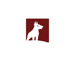 Obraz premium Dog logo