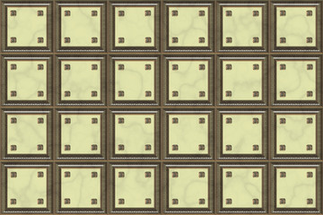Repeating  wide  metallic tile background  