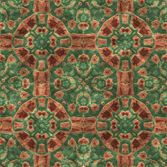 Repeating  carved stone background  