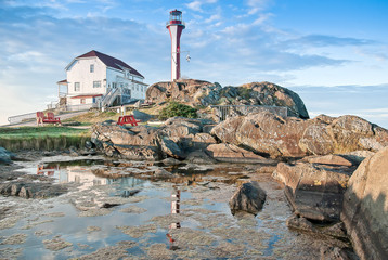 Cape Forchu Lighthouse, Yarmouth, Nova Scotia