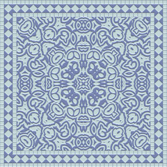 Ornamental Dutch tile