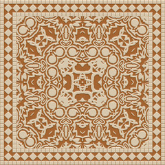Ornamental Dutch tile