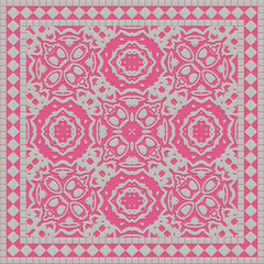 Ornamental Dutch tile