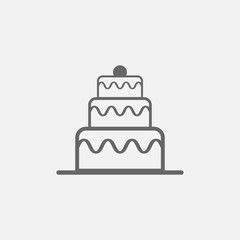 cake  vector icon