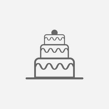 cake  vector icon