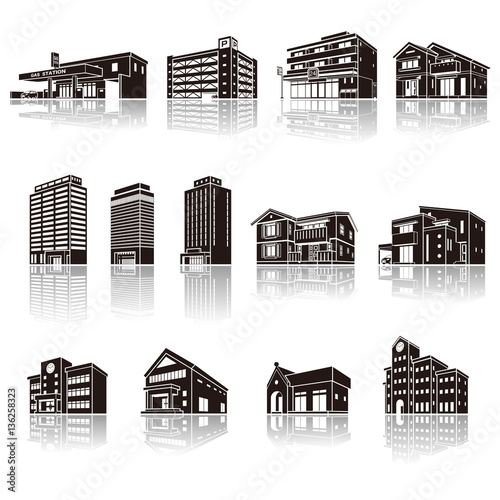 建物の影のイラスト 立体図形 Stock Image And Royalty Free Vector Files On Fotolia Com Pic