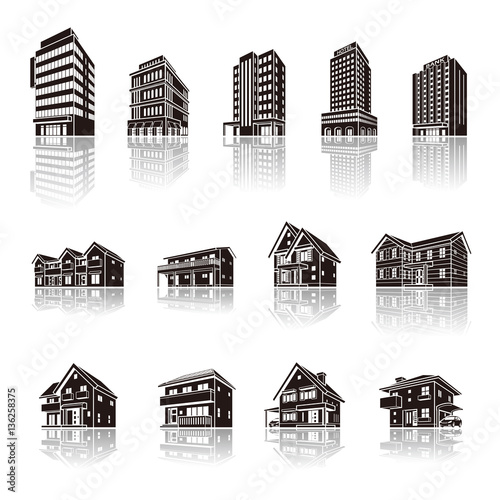 建物の影のイラスト 立体図形 Stock Image And Royalty Free Vector Files On Fotolia Com Pic