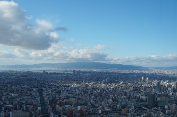 Obraz premium あべのハルカス 六甲山