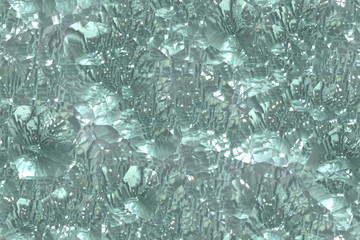 Wide continuous  transparent ice pattern  