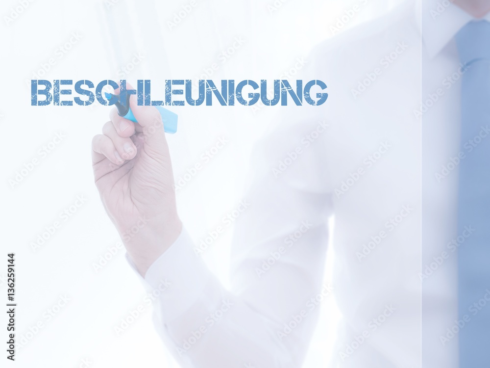 Poster beschleunigung