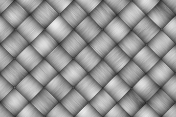 Continuous  gray wicker lattice  pattern  