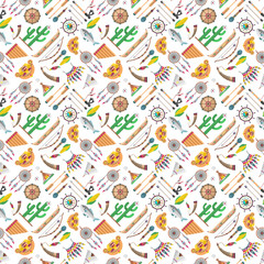 Indian pattern vector illustration.