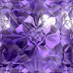 Fototapeta premium Continuous crystal pattern 