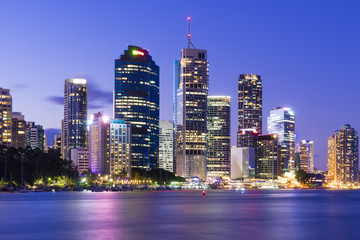 Fototapeta na wymiar Brisbane city skyline