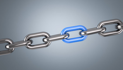 Obraz premium Kette / Symbol / 3d