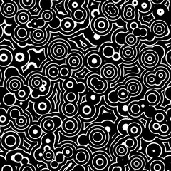 Repeating vector  bubble   background  