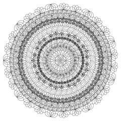 Vector  concentric mandala
