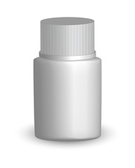 Vector bottle mockup  for drug
