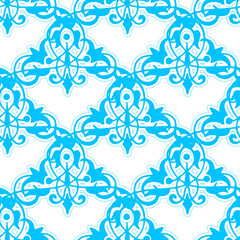 Repeating vector  damask pattern
