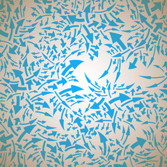 Chaotic  arrow  vector   abstract background 
