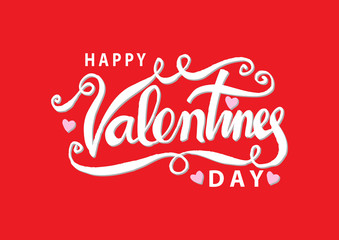 appy valentines day handwritten lettering holiday 