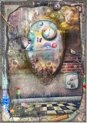 Poster Through the Looking-Glass Zauberspiegel im Wunderland © Rosario Rizzo