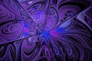 Fractal art background for creative design. Abstract fractal. De