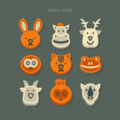 Obraz premium icons animal Vector