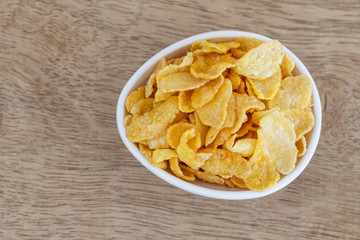 Corn flakes heap