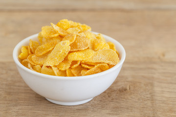 Corn flakes heap