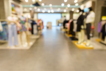 Abstrast Blurred background at shopping mall