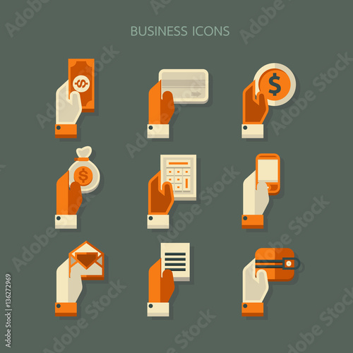 Icon Business Finance Transfer Money Success Profit Vector - 