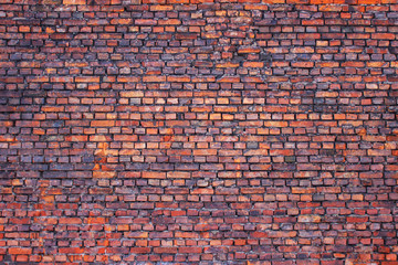 brick wall street background for design, texture of old brickwor