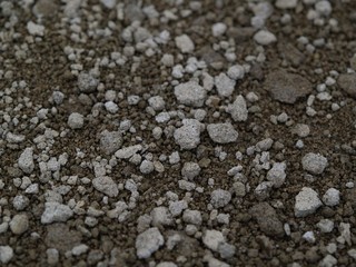 砂利　クローズアップ