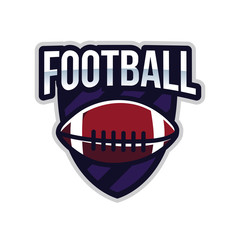 American Football Logo Sport