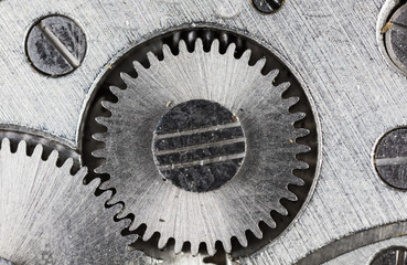 clockwork old mechanical watch, high resolution and detail