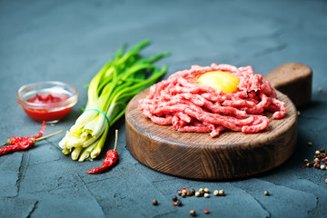 raw minced meat