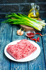 raw minced meat
