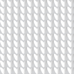 White geometric futuristic texture, seamless background