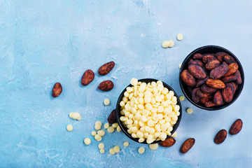 cocoa butter and beans