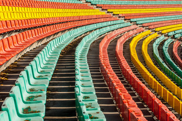 colored seats
