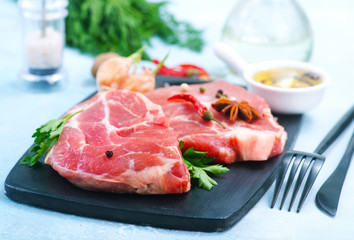 raw meat