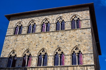 Obraz premium Siena, Palazzo Tolomei