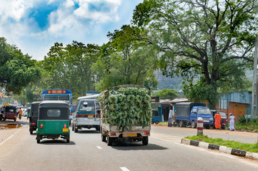 Sri Lankan small town street © agephotography