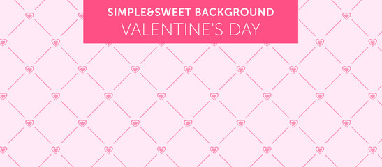 St. Valentine's Day Simple & Sweet Background vol.7