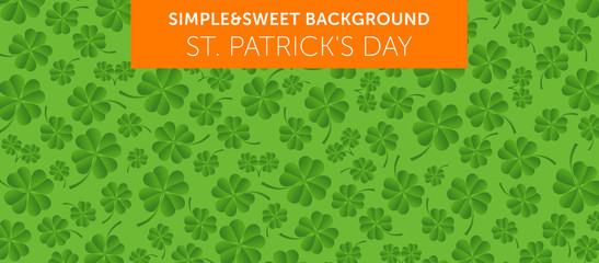 Fototapeta St. Patrick's Day Simple & Sweet Background vol.6 obraz