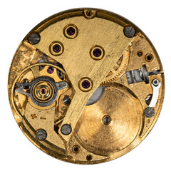 clockwork old mechanical watch, high resolution and detail
