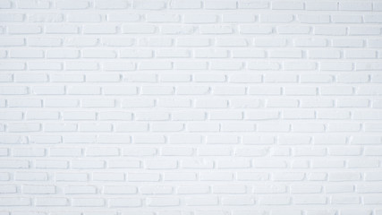 White brick wall background and textured