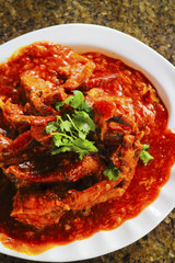 チリクラブ　Chilli crab