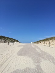 Weg zum Strand